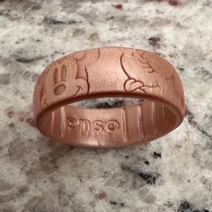 Enso Disney Minnie Mouse Rose Gold Silicone Ring